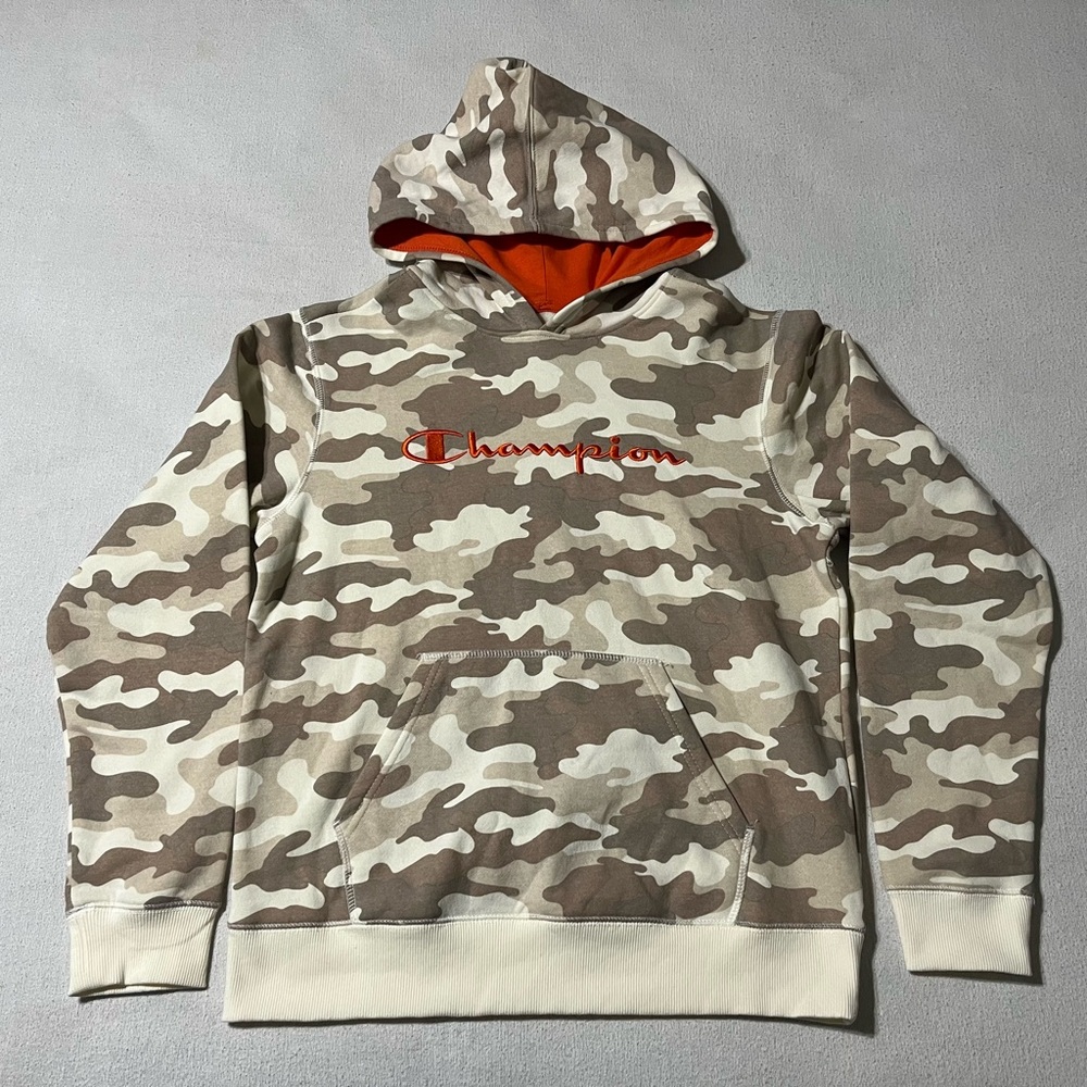 Champion Hoodie Mens Medium‎ (Measures Like A Medium) Camo Camouflage Pullover